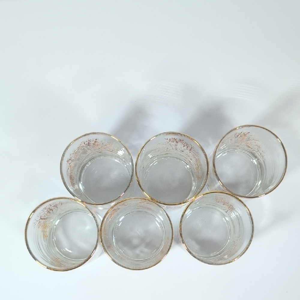 1985 Libbey Arctic Circle H. Francis Sellers Glasses Set Of 6 - Picture 10 of 11